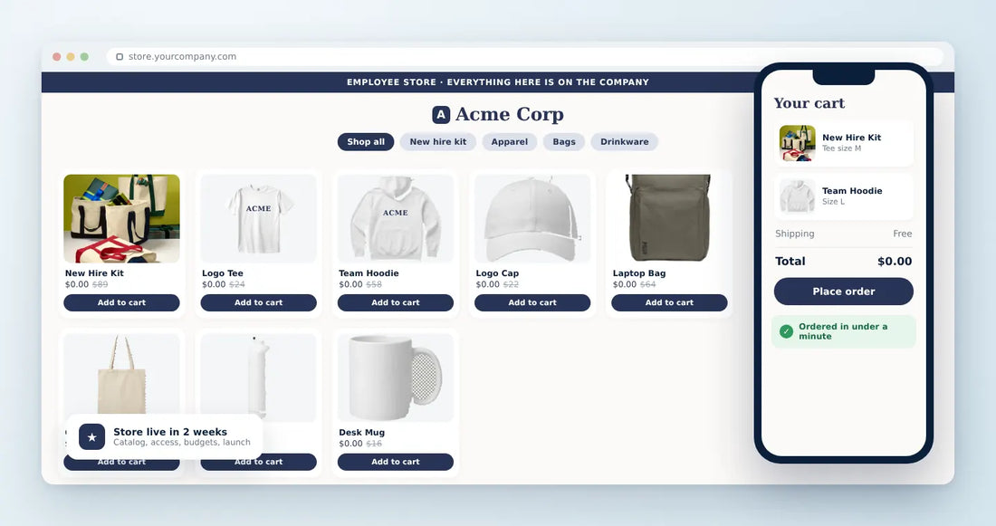 Employee store login