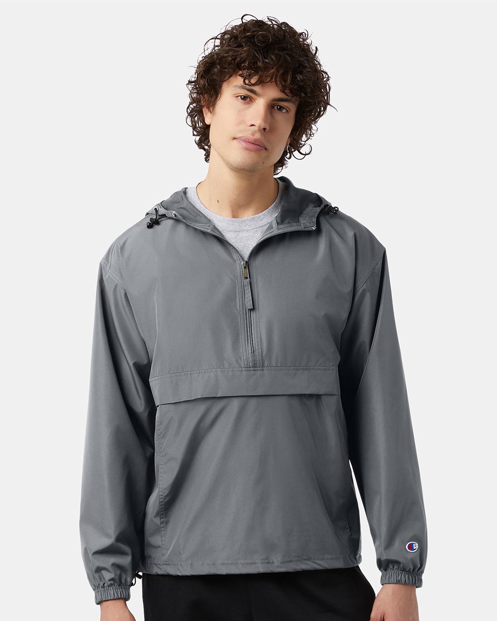 Packable anorak jacket